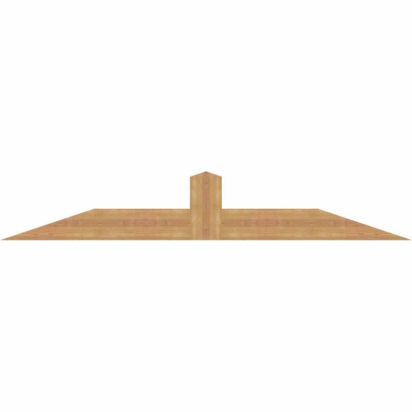 Ekena Millwork Portland Smooth Timber Gable Bracket, Western Red Cedar, 72"W x 12"H x 1 1/2"D x 5 1/2"F, 4/12 Pitch GBW072X12X0206POR00SWR - main